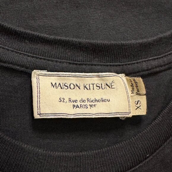 Maison Kitsuné Black Music Fashion Rare Designer Run DMC T-Shirt Size XS - Picture 3 of 8